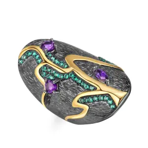 Sterling Silver & Crystal Statement Jewelry — image 1