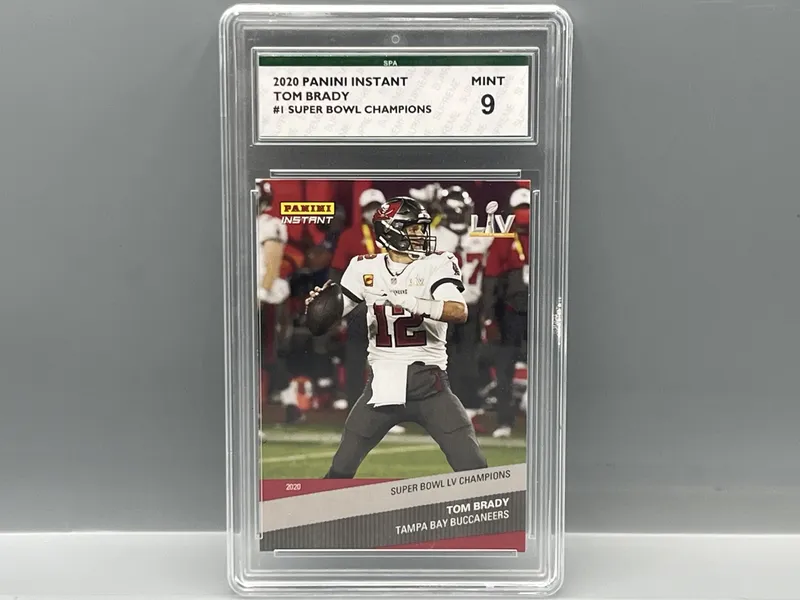2020 Panini Instant Tom Brady Super Bowl Champions #1 - Slabbed By SPA from auction in Greenville, Ohio — image 10