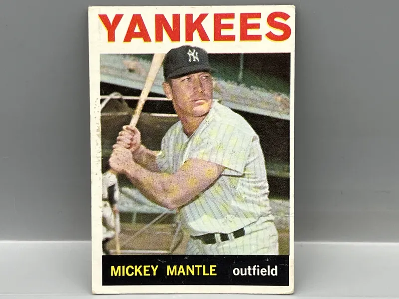 1964 Topps Mickey Mantle #50 - HOF - NY Yankees from auction in Greenville, Ohio — image 3