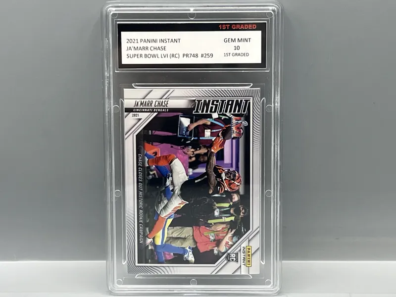 2021 Panini Instant JaMarr Chase Super Bowl LVI RC #259 - Slabbed from auction in Greenville, Ohio — image 16