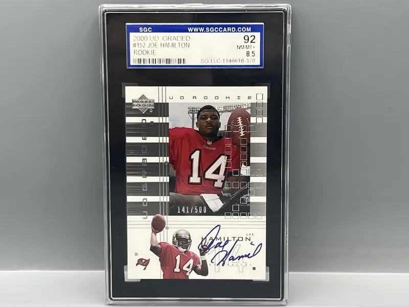 2000 Upper Deck Graded Joe Hamilton RC Auto #/500 SGC NM-MT+ 8.5 from auction in Greenville, Ohio — image 22