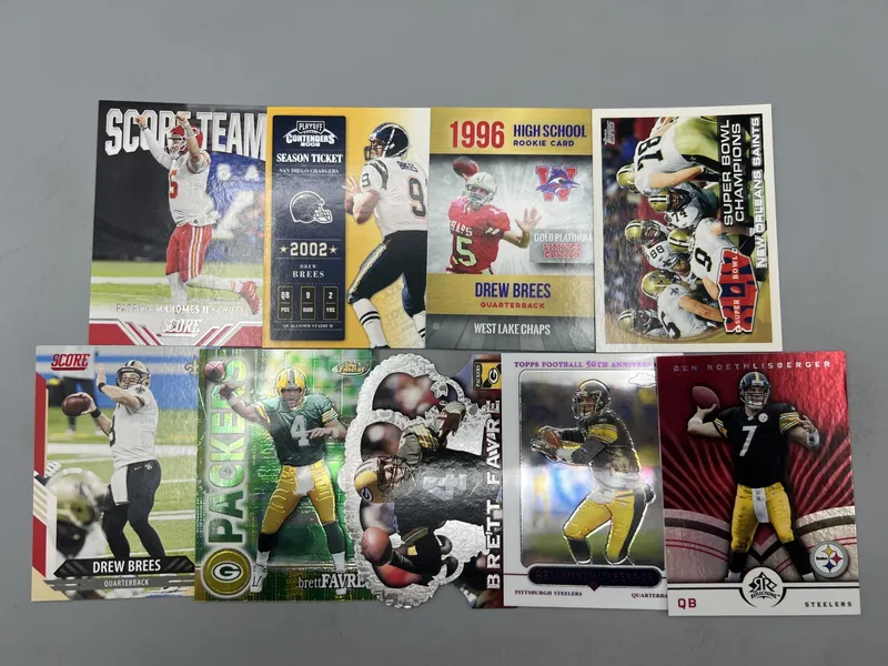 (9) Assorted Football Star Player Cards from auction in Greenville, Ohio — image 37