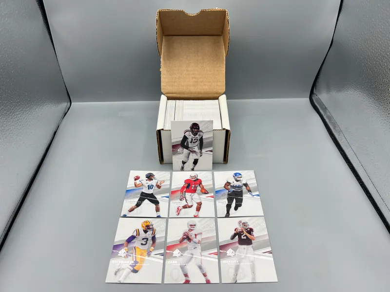 2014 Upper Deck SP Authentic Football Complete Base Set 1-100 W/ Complete SPx Base Set 1-50 - Includes Mike Evans RC, Davante Adams RC, Odell Beckham Jr. RC, & More Star Rookies from auction in Greenville, Ohio — image 2