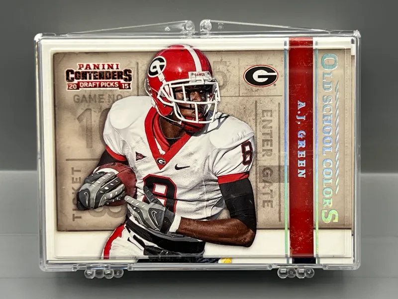 2015 Panini Contenders Draft Picks Old School Colors Complete 50 Card Set from auction in Greenville, Ohio — image 11
