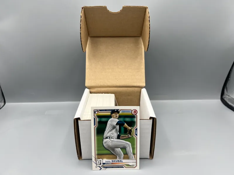 2021 Bowman Paper Baseball Near Complete Partial Set W/ Tarik Skubal RC - Missing Jazz Chisholm RC from auction in Greenville, Ohio — image 17