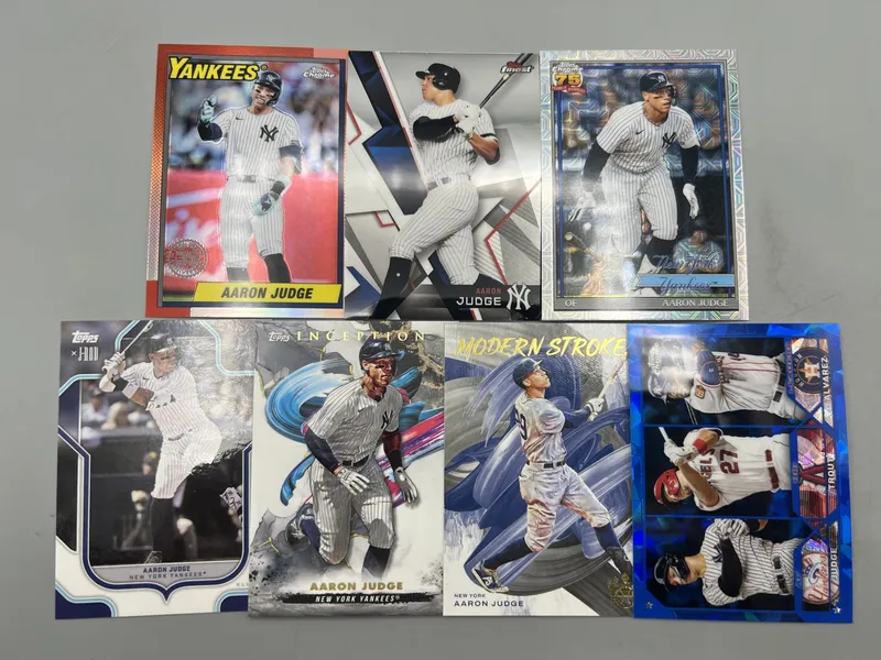 (7) Aaron Judge Baseball Cards from auction in Greenville, Ohio — image 18
