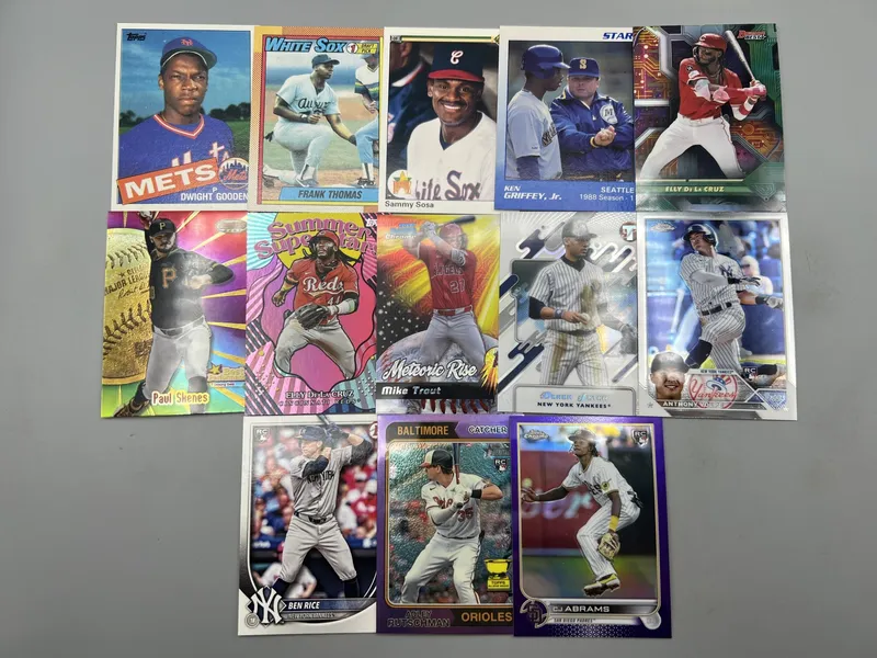 (13) Assorted Baseball Star Player Cards - Rookies, Inserts, Parallels from auction in Greenville, Ohio — image 24