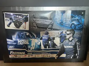 (4) Assorted Fastenal Carl Edwards Nascar Racing Posters