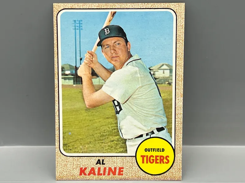 1968 Topps Al Kaline #240 from auction in Greenville, Ohio — image 2