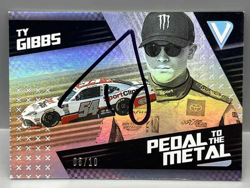 2022 Panini Chronicles Victory Lane Ty Gibbs Pedal To The Medal In Person Auto #/10 - No COA from auction in Greenville, Ohio — image 13