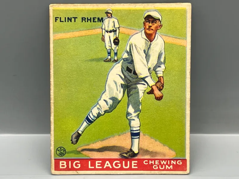 1933 Goudey Flint Rhem #136 from auction in Greenville, Ohio — image 32
