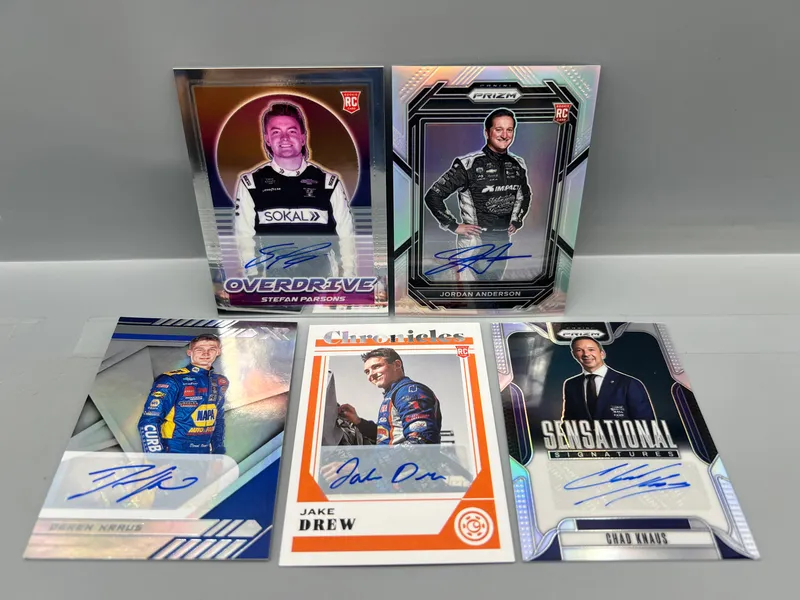(5) Nascar Racing Pack Pulled Auto Cards from auction in Greenville, Ohio — image 33