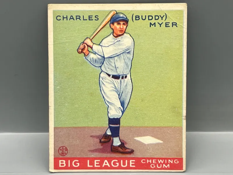 1933 Goudey Charles (Buddy) Myer #153 from auction in Greenville, Ohio — image 36