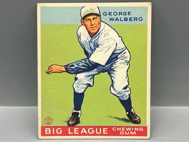 1933 Goudey George Walberg #183 from auction in Greenville, Ohio — image 38