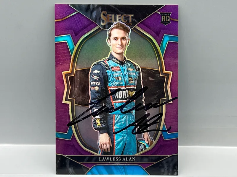 2023 Panini Chronicles Select Racing Lawless Alan Purple RC #/25 - In Person Auto - No COA from auction in Greenville, Ohio — image 37
