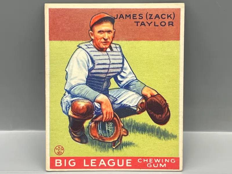 1933 Goudey James (Zack) Taylor #152 from auction in Greenville, Ohio — image 34