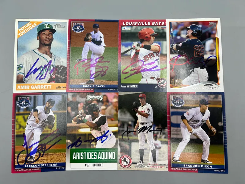 (8) Minor League Baseball In Person Auto Cards - No COAs from auction in Greenville, Ohio — image 39