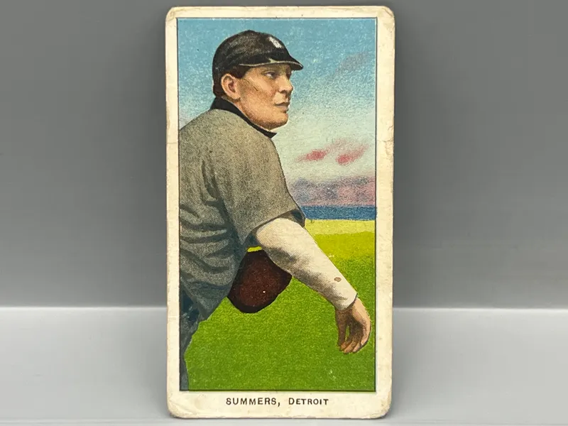 1909-11 T206 Ed Summers Piedmont Back from auction in Greenville, Ohio — image 44