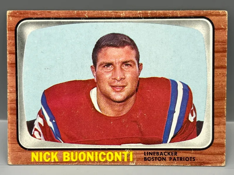 1966 Topps Nick Buoniconti #3 from auction in Greenville, Ohio — image 24