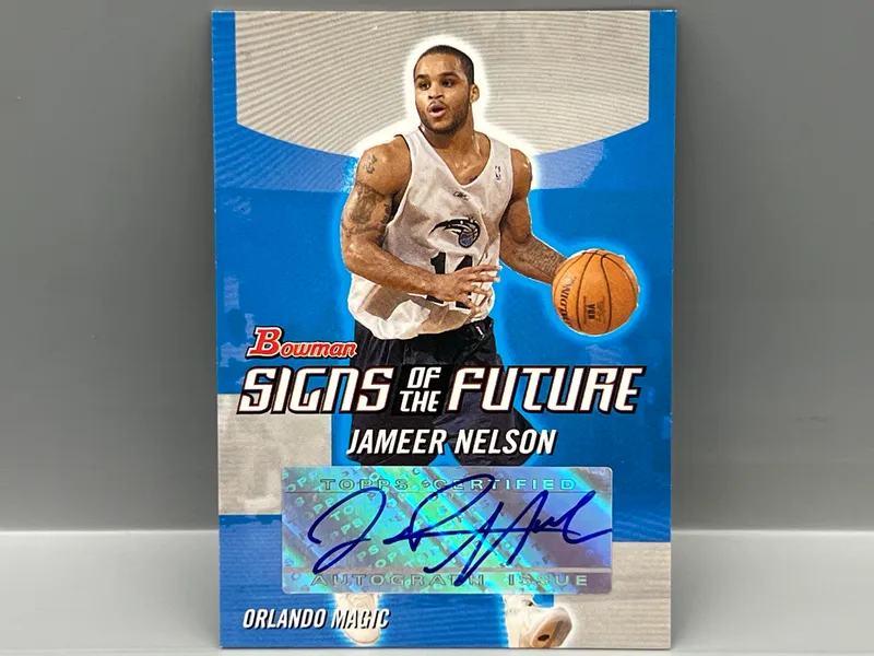 2004-05 Bowman Jameer Nelson Signs of The Future Rookie Auto #SOF-JN from auction in Greenville, Ohio — image 38