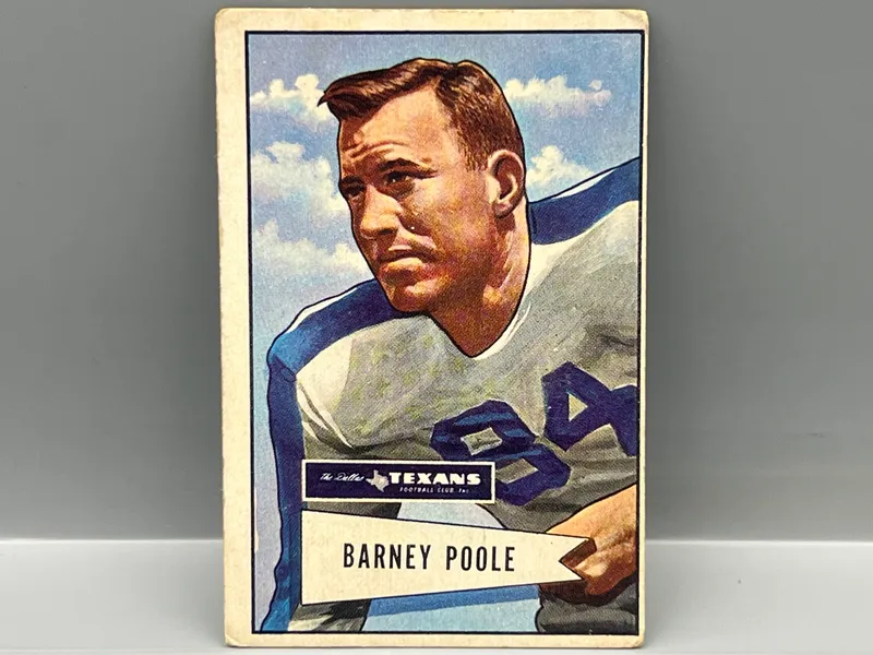 1952 Bowman Large Barney Poole #11 from auction in Greenville, Ohio — image 48