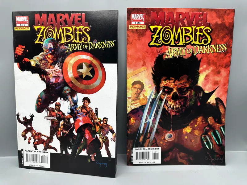 Marvel Zombies vs. Army of Darkness #4 and 5 from auction in Greenville, Ohio — image 2