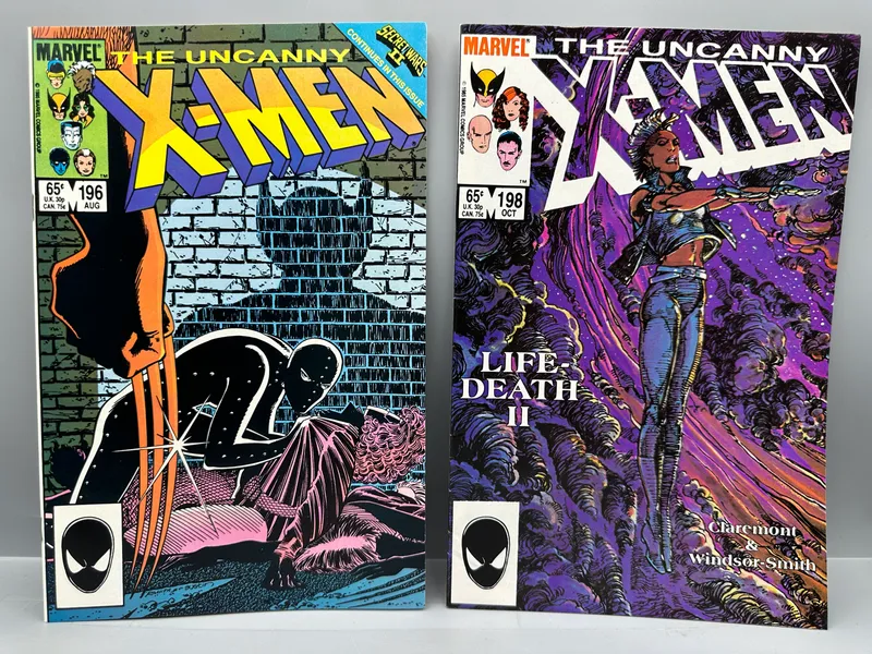 Marvel The Uncanny X-Men #196 and 198 from auction in Greenville, Ohio — image 5