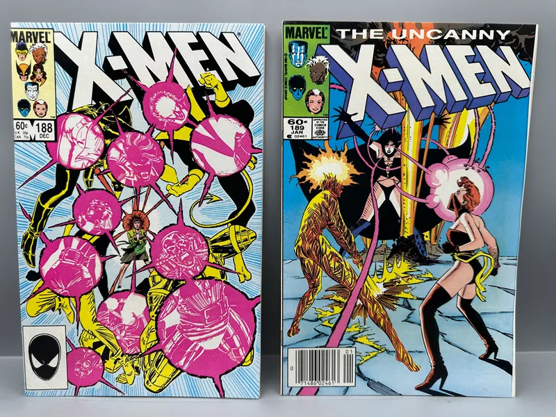 Marvel The Uncanny X-Men Comic Books #188 and 189 from auction in Greenville, Ohio — image 26