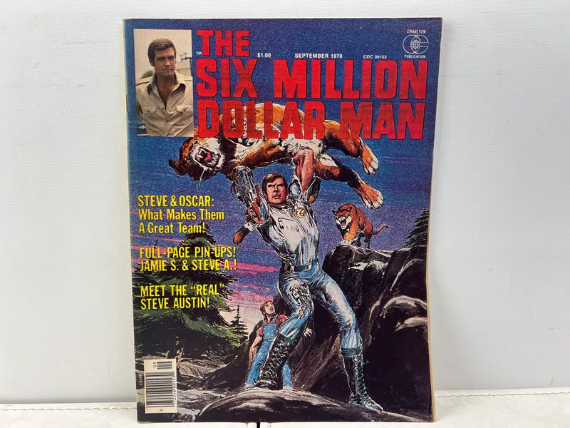 Charlton Comics The Six Million Dollar Man Magazine #3 September 1976 from auction in Greenville, Ohio — image 27