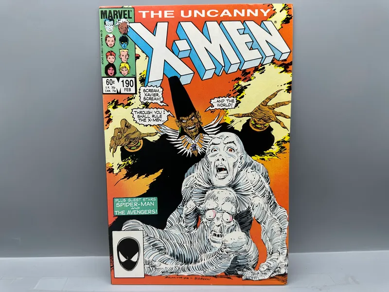 Marvel The Uncanny X-Men #190 February 1985 - Spider-Man and Avengers appearance from auction in Greenville, Ohio — image 23
