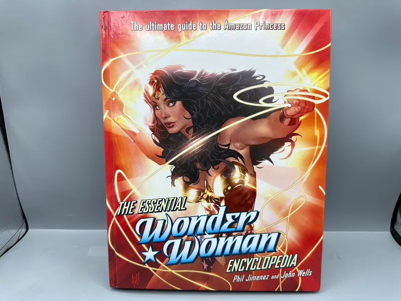 DC Comics / Del Rey The Essential Wonder Woman Encyclopedia Hardcover(2015) - Phil Jimenez and John Wells - Adam Hughes cover art from auction in Greenville, Ohio — image 37