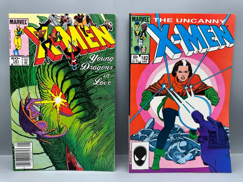 Marvel The Uncanny X-Men #181 and 182 from auction in Greenville, Ohio — image 38