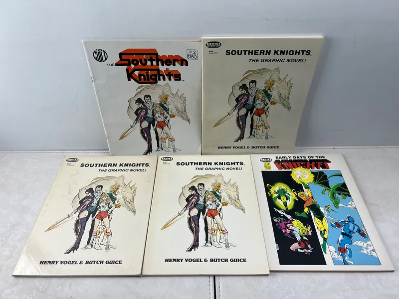 The Guild and Comics Interview Publications Southern Knights Comic Books and Graphic Novels Lot of 5 - c. 1983-1988 from auction in Greenville, Ohio — image 47
