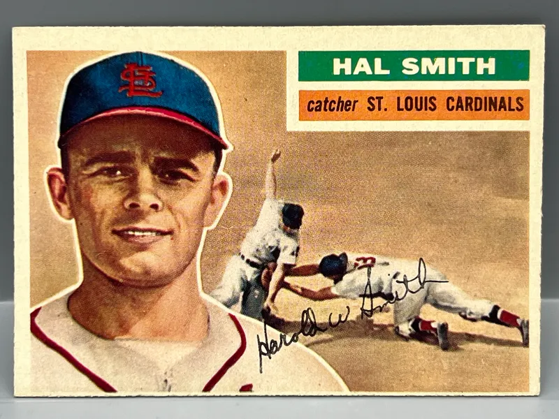 1956 Topps Hal Smith #283 from auction in Greenville, Ohio — image 12