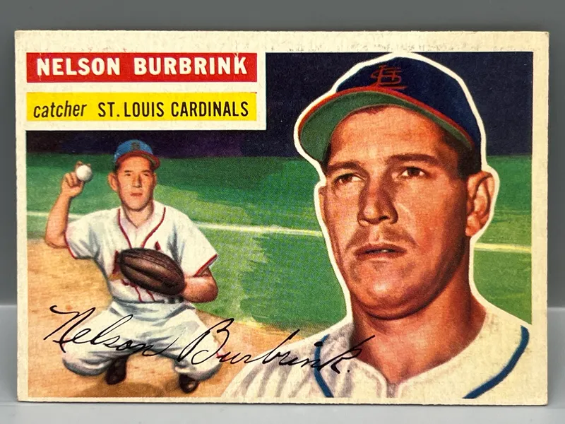 1956 Topps Nelson Burbrink #27 from auction in Greenville, Ohio — image 15