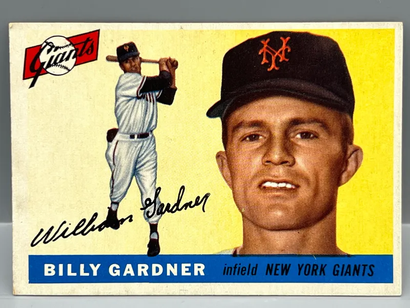 1955 Topps Billy Gardner #27 from auction in Greenville, Ohio — image 21