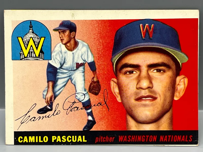 1955 Topps Camilo Pascual RC #84 from auction in Greenville, Ohio — image 24