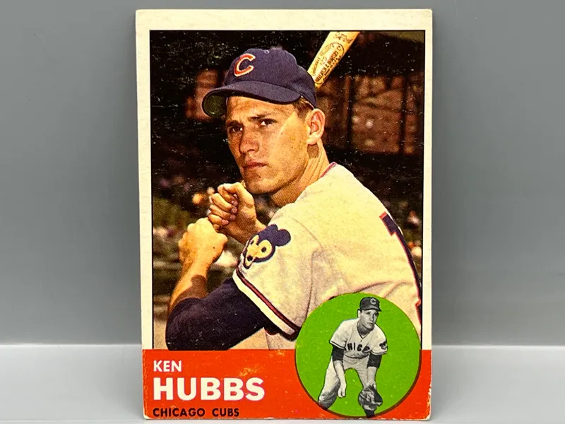 1963 Topps Ken Hubbs #15 from auction in Greenville, Ohio — image 27