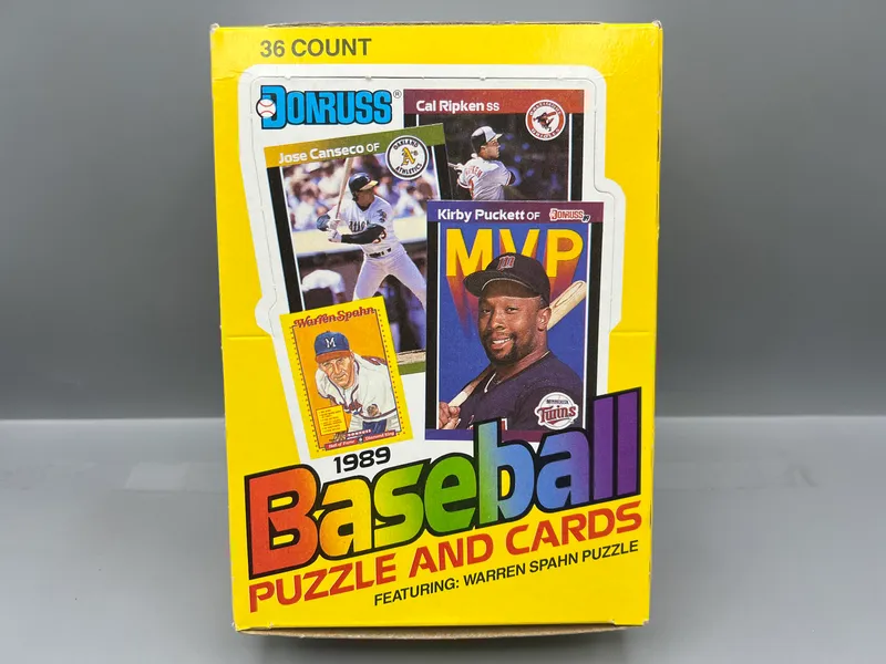 1989 Donruss Baseball Complete Unopened Wax Box from auction in Greenville, Ohio — image 25