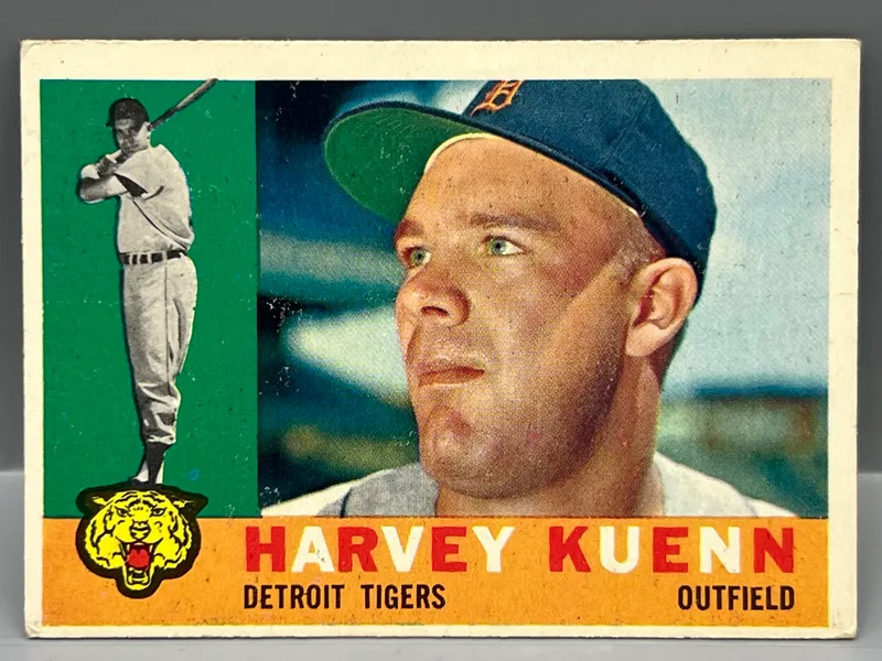 1960 Topps Harvey Kuenn #330 from auction in Greenville, Ohio — image 33