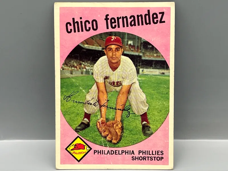 1959 Topps Chico Fernandez #452 from auction in Greenville, Ohio — image 30