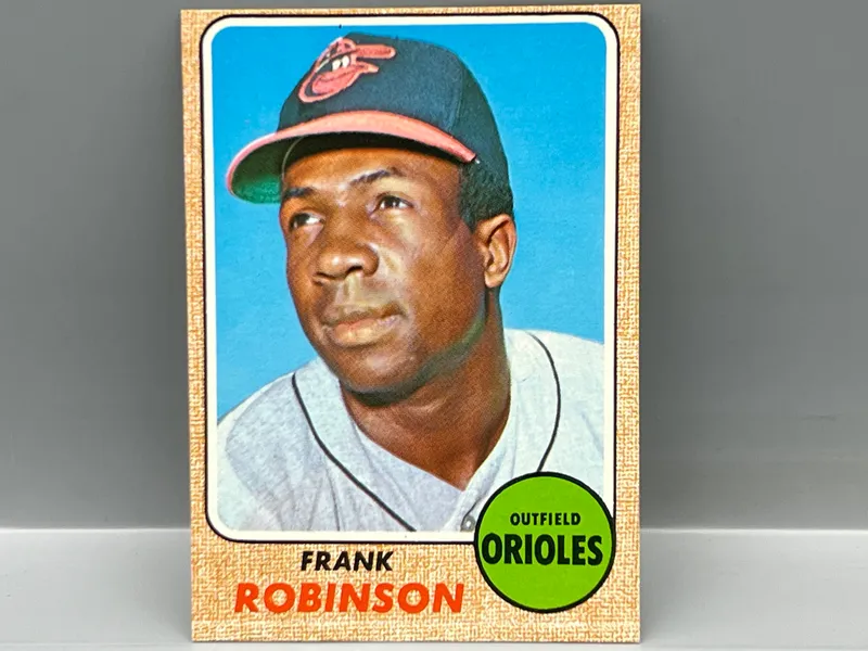 1968 Topps Frank Robinson #500 from auction in Greenville, Ohio — image 32