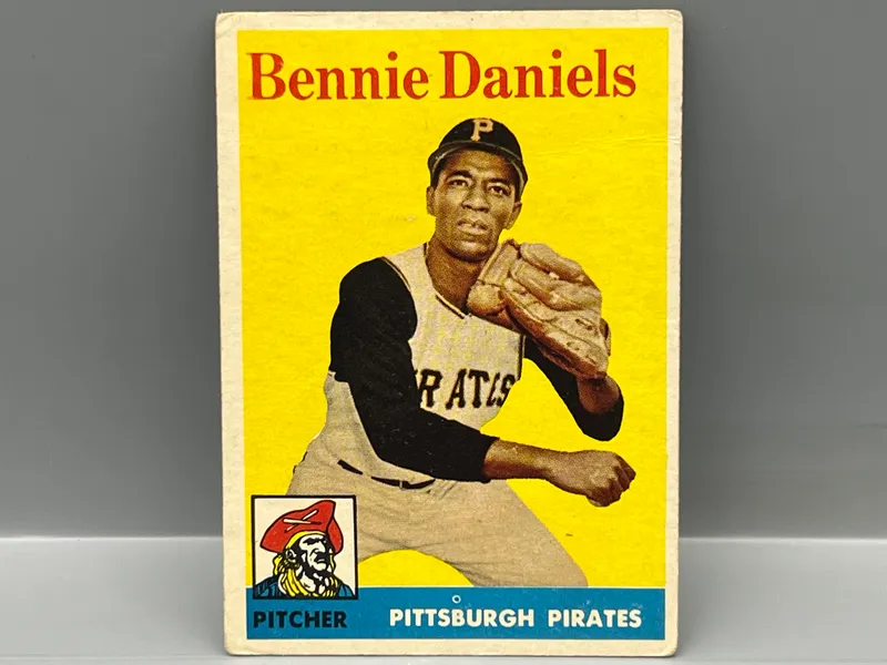 1958 Topps Bennie Daniels #392 from auction in Greenville, Ohio — image 36