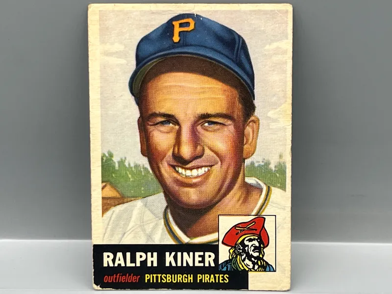 1953 Topps Ralph Kiner #191 from auction in Greenville, Ohio — image 44