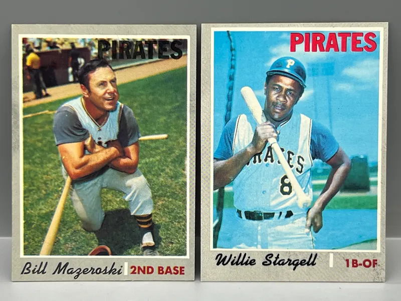 1970 Topps Bill Mazeroski #440 & Willie Stargell #470 from auction in Greenville, Ohio — image 47