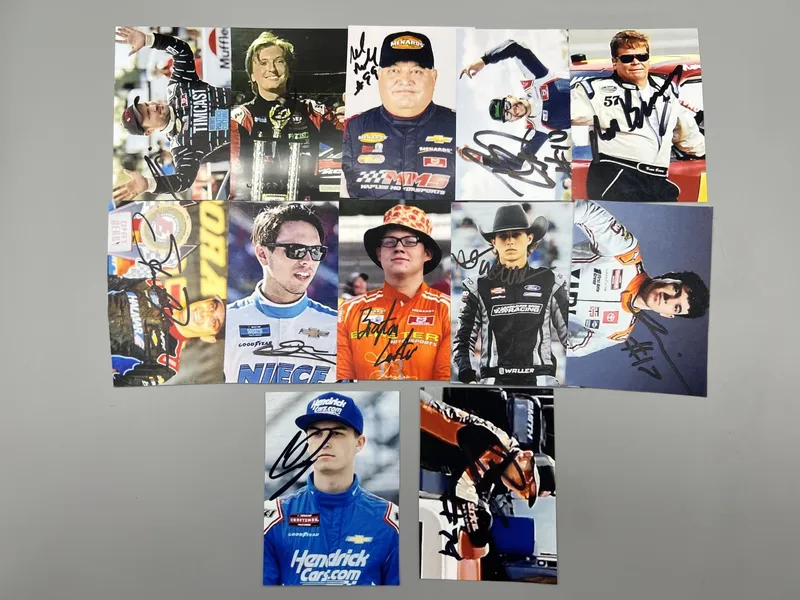 (12) Assorted Racing In Person Autographed Photographs - No COAs from auction in Greenville, Ohio — image 3