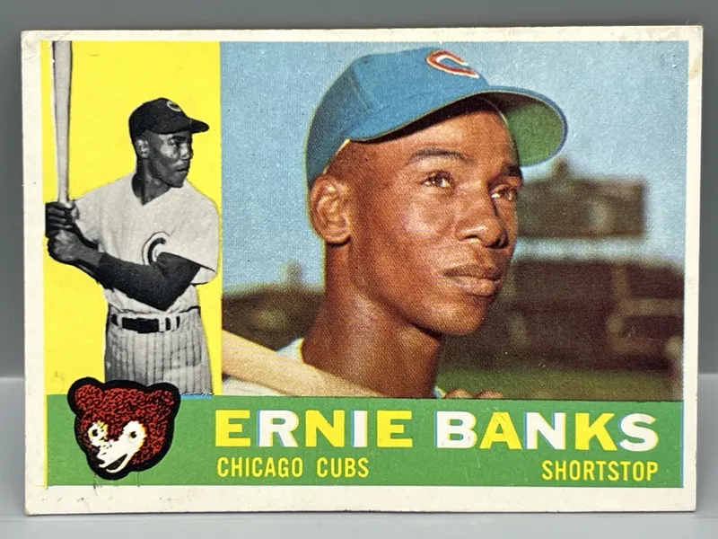 1960 Topps Ernie Banks #10 from auction in Greenville, Ohio — image 14