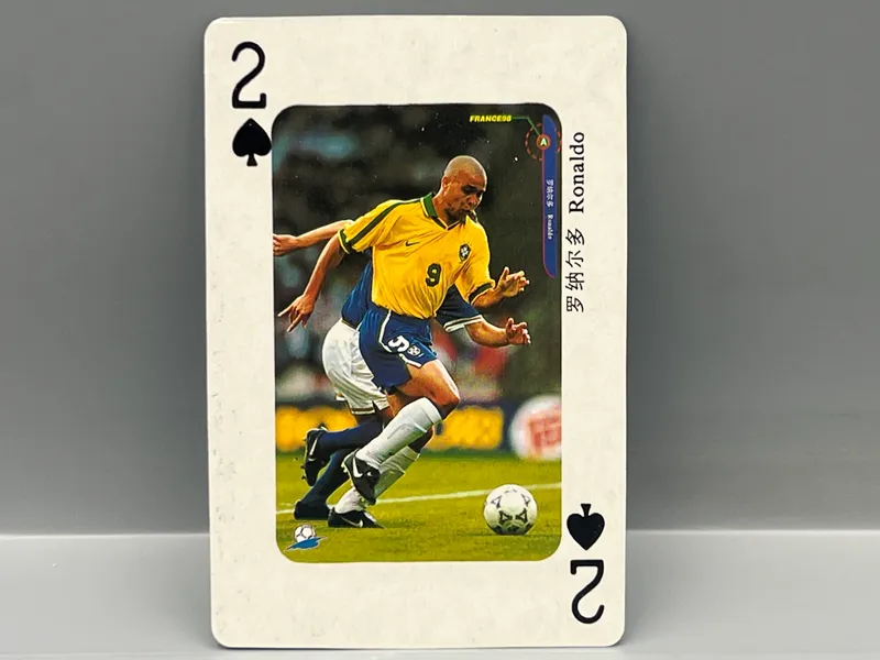 Ronaldo World Cup 1998 France Custom Playing Card from auction in Greenville, Ohio — image 16