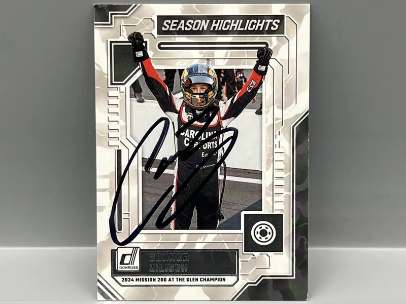2025 Panini Donruss Racing Connor Zilisch Season Highlights In Person Auto - No COA from auction in Greenville, Ohio — image 21