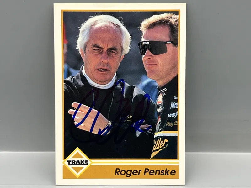 1992 Traks Racing Roger Penske In Person Auto - No COA from auction in Greenville, Ohio — image 27
